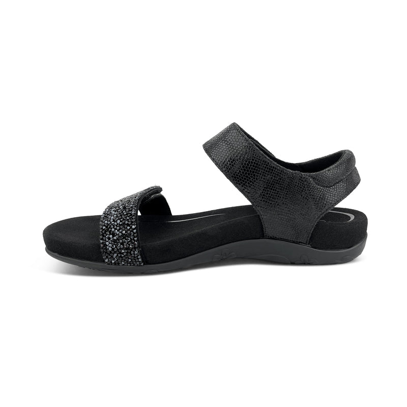 Maria Studded Quarter Strap #color_jeweled-black