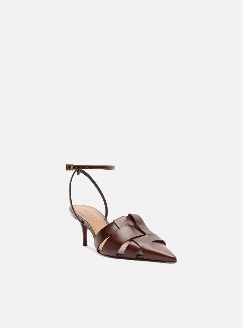 Marissa Low Stiletto Leather Pump Pumps Pre Fall 26