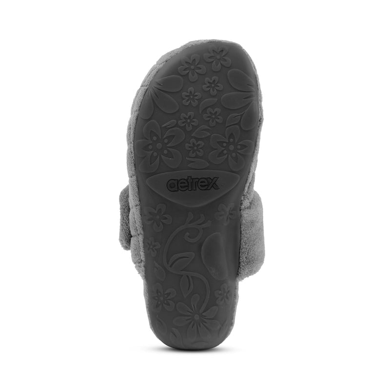 Maya Closed Toe Slipper #color_charcoal