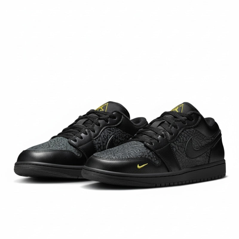 Men's Air Jordan 1 Low SE "Black Anthracite Tour Yellow"