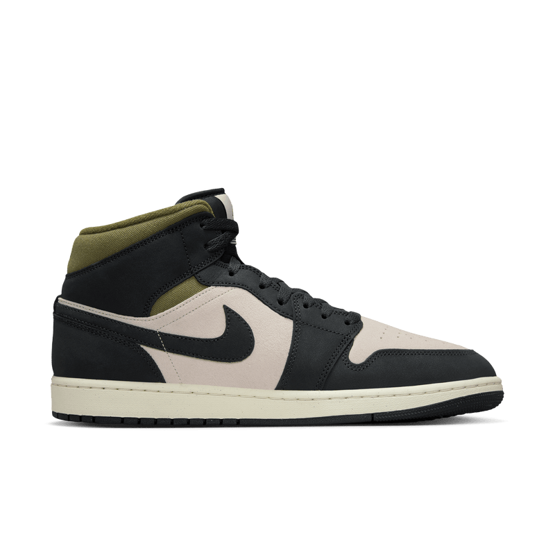 Men's Air Jordan 1 Mid SE "Off Noir Medium Olive"