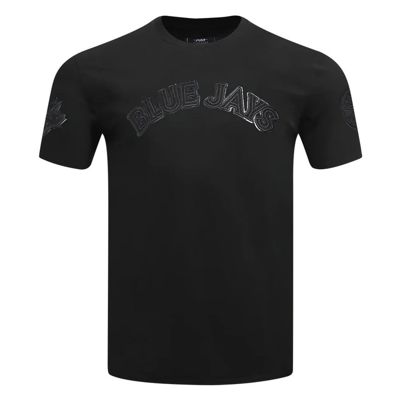 Men's Pro Standard MLB Toronto Blue Jays Triple Black Single Jersey T-Shirt