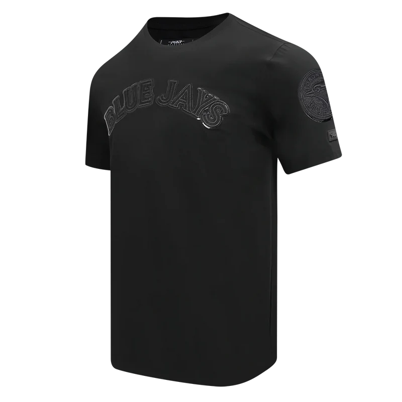 Men's Pro Standard MLB Toronto Blue Jays Triple Black Single Jersey T-Shirt