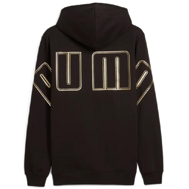 Men's Puma Maximal Metallic Black Fleece Hoodie