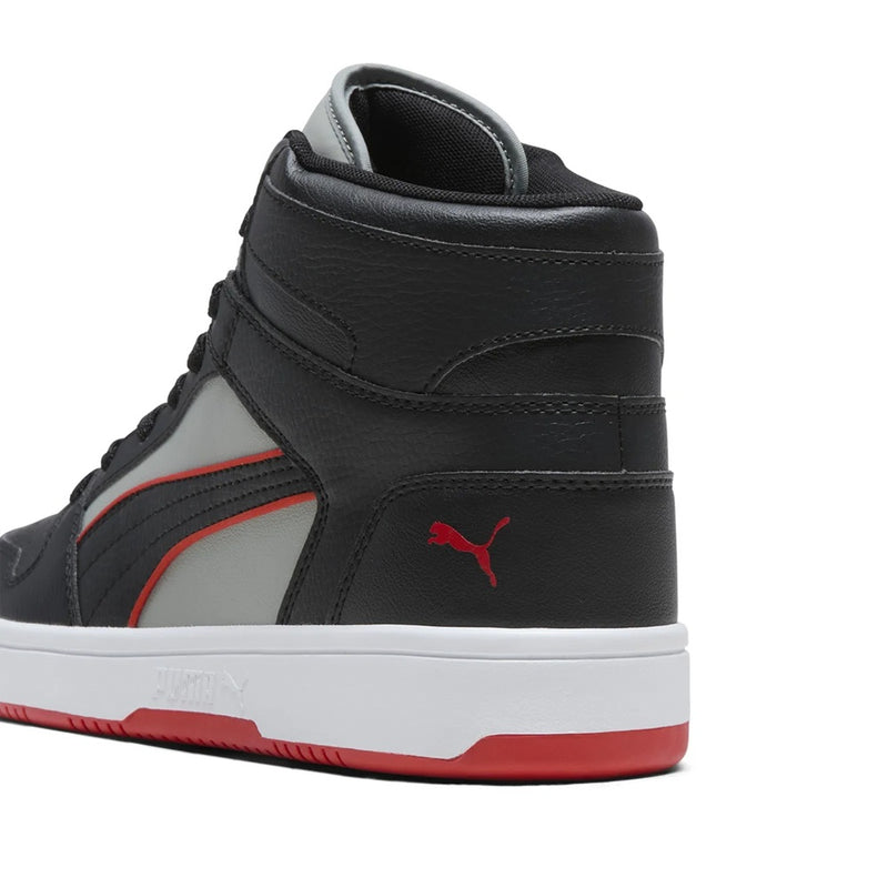 Men's Puma Rebound Layup Piping Puma Black-Puma Red-Gray (402080 01)