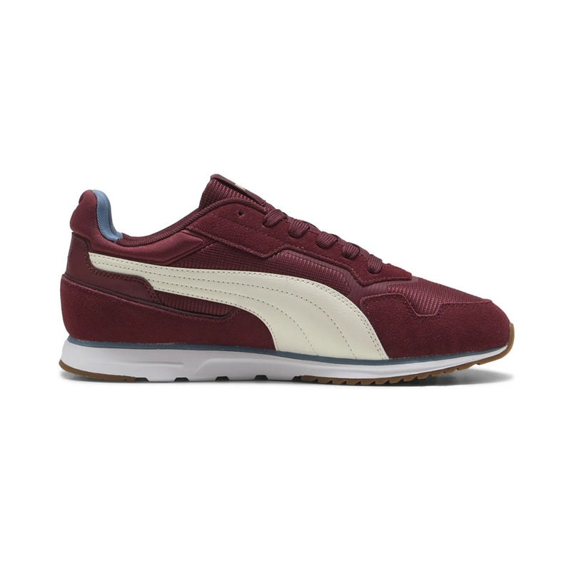 Men's Puma Softride ST Miler Ruby Shimmer-Vapor Gray-White (402635 04)