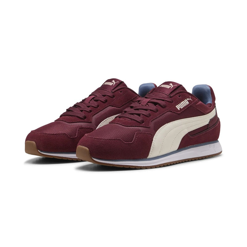 Men's Puma Softride ST Miler Ruby Shimmer-Vapor Gray-White (402635 04)