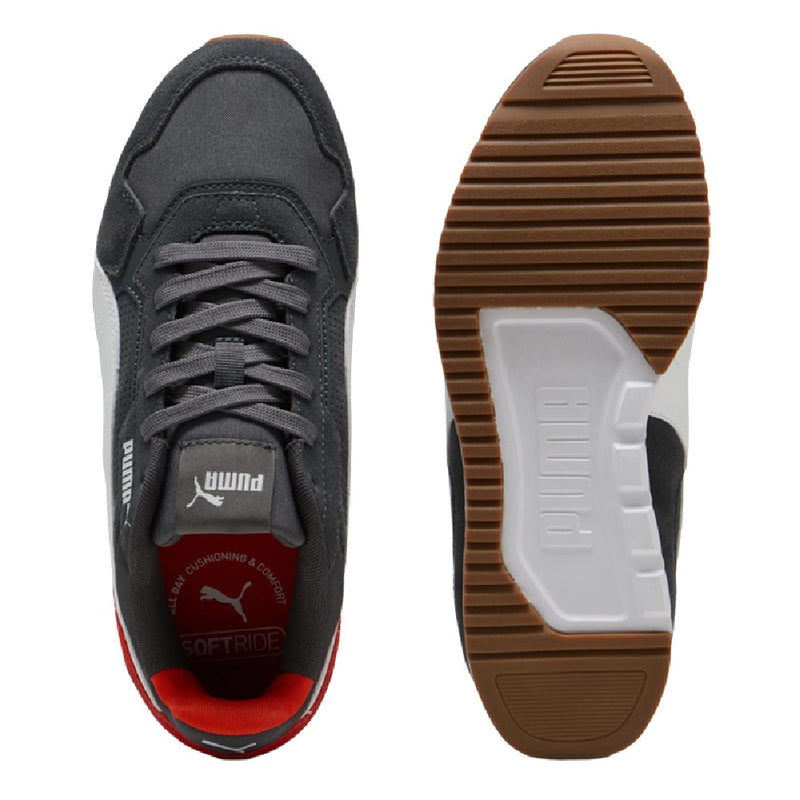 Men's Puma Softride ST Miler SD Dusky Gray-Puma White-Gum (402667 04)