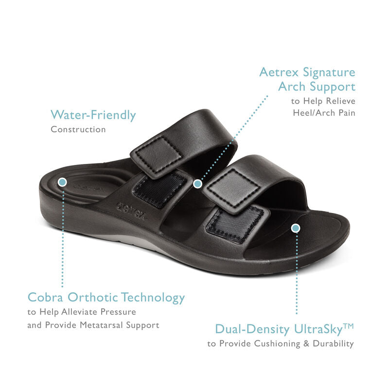 Milos Orthotic Slides - Mens #color_green-camo