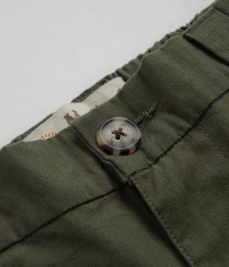 Mollusk Boat Pants in Dark Moss