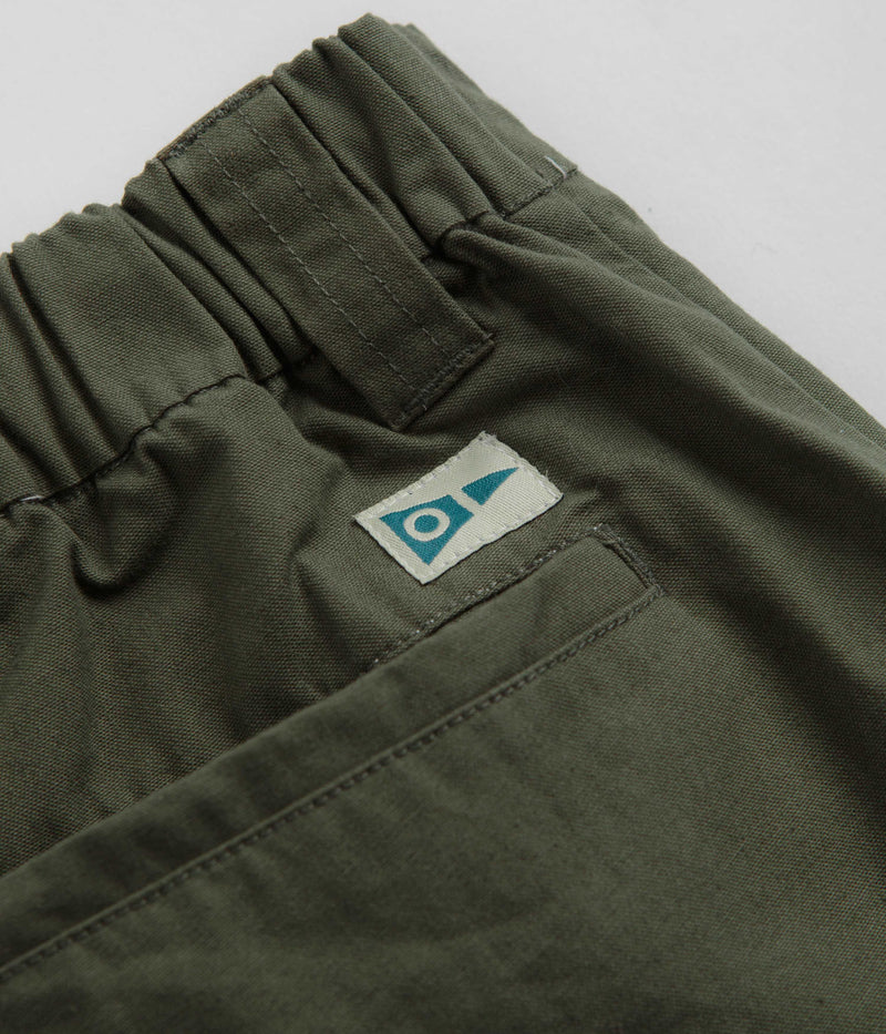 Mollusk Boat Pants in Dark Moss