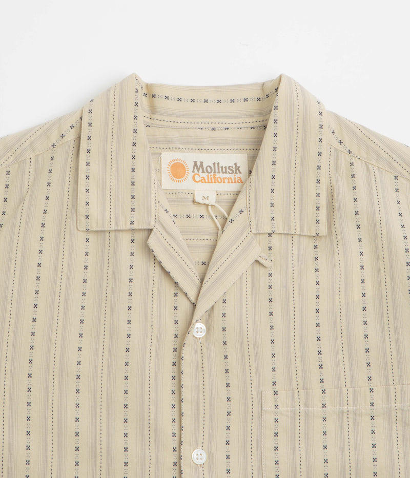 Mollusk Cosmo Shirt in Natural Dobby