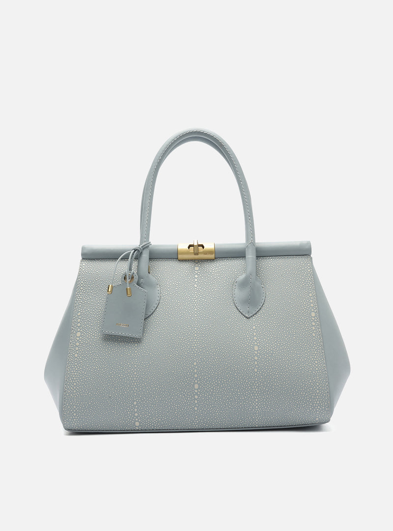 Morgan Large Leather Tote Handbags U/26