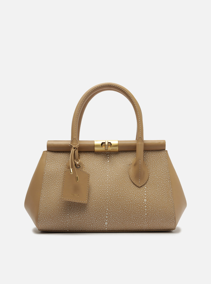 Morgan Medium Leather Tote Handbags U/26