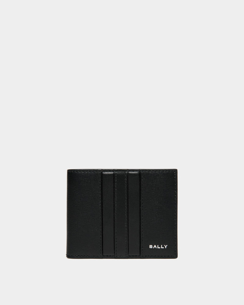 Mythos Bifold Wallet In Black Recycled Leather