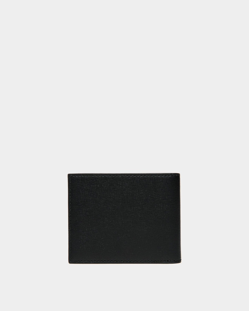 Mythos Bifold Wallet In Black Recycled Leather