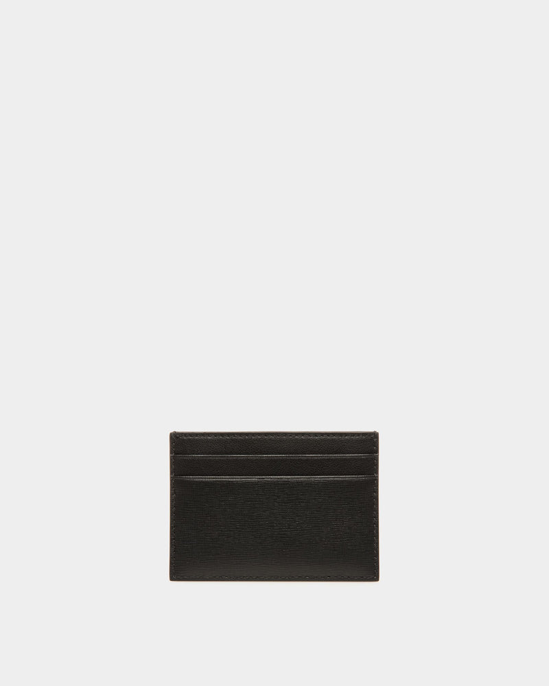 Mythos Card Holder In Black Recycled Leather