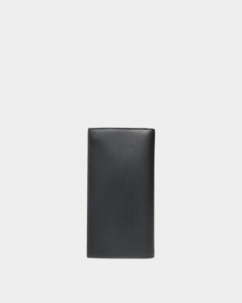 Mythos Continental Wallet In Black Recycled Leather