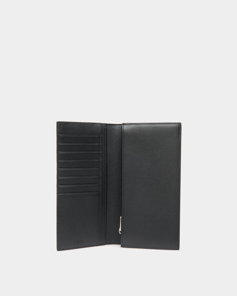 Mythos Continental Wallet In Black Recycled Leather