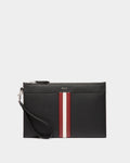 Mythos Pochette In Black Recycled Leather