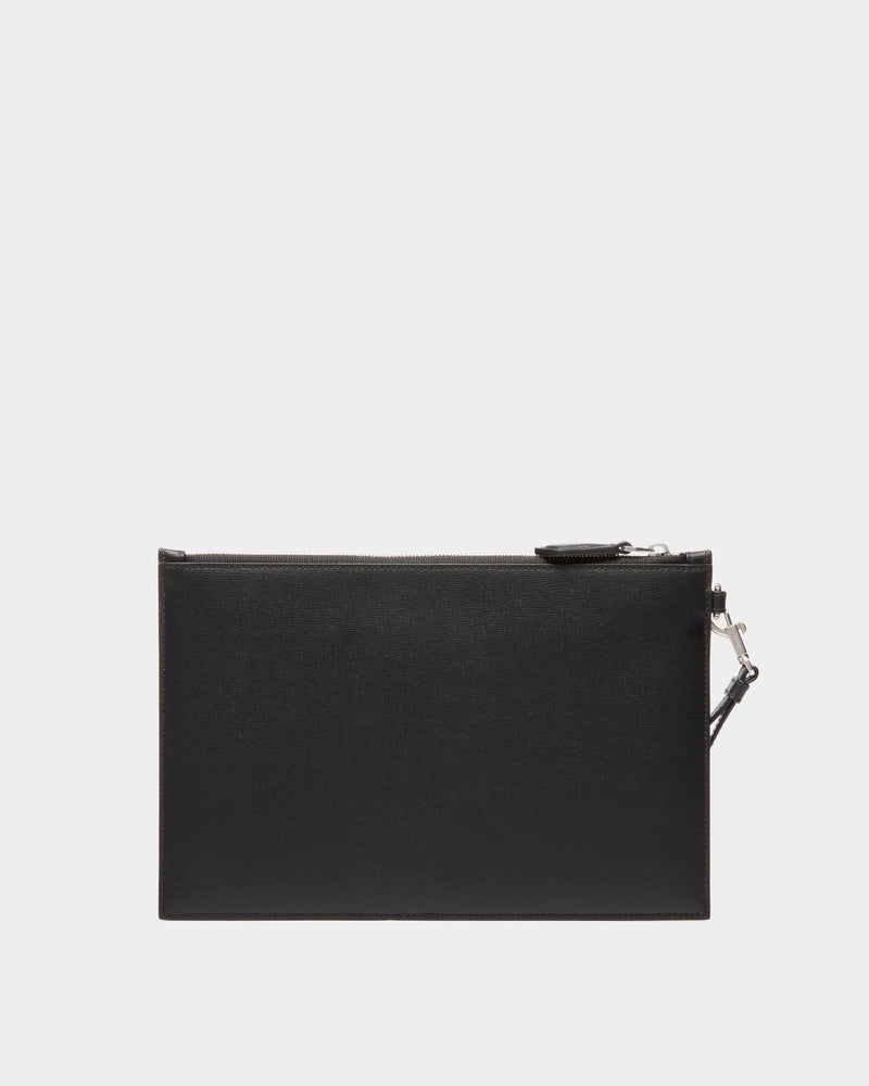 Mythos Pochette In Black Recycled Leather