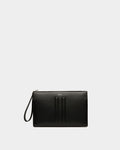Mythos Pouch In Black Recycled Leather