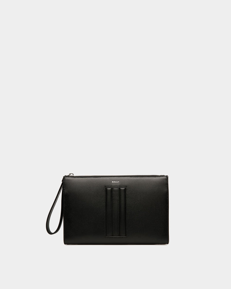 Mythos Pouch In Black Recycled Leather