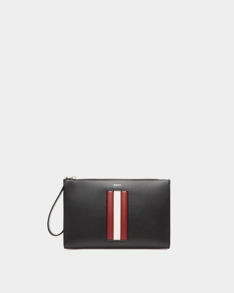 Mythos Pouch In Black Recycled Leather