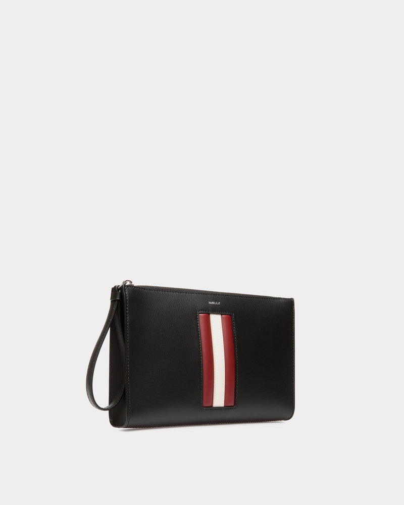 Mythos Pouch In Black Recycled Leather