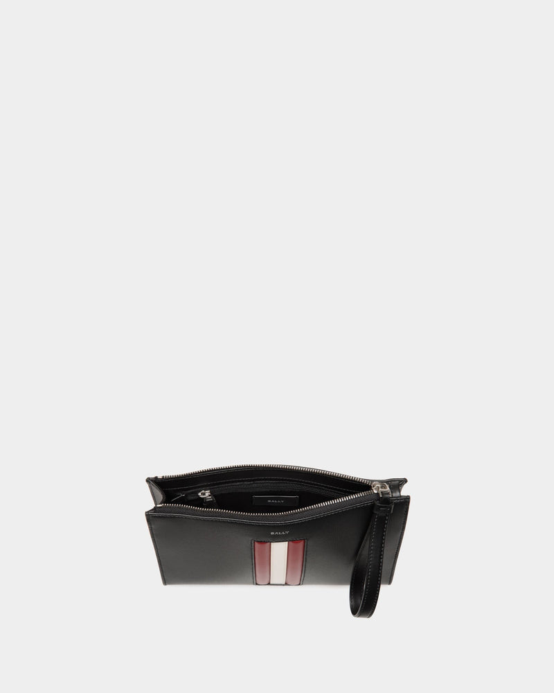 Mythos Pouch In Black Recycled Leather