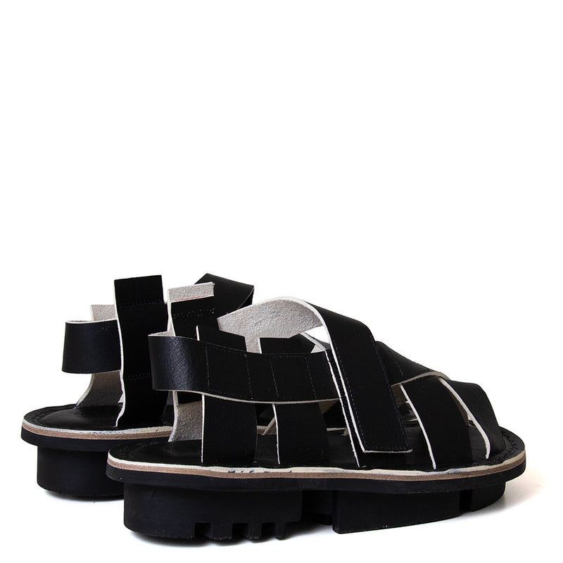 Network Women's Platform Leather Sandal