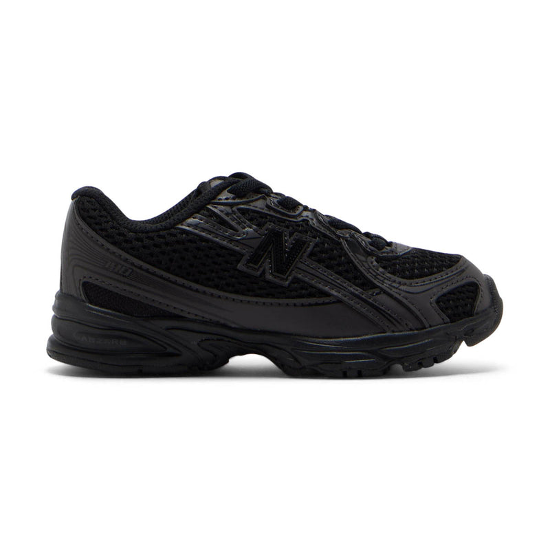 New Balance 740 Bungee Lace 'Black Cement' Toddler Shoes