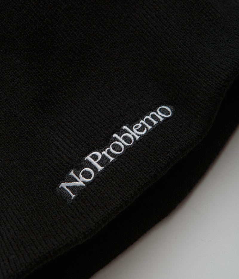 No Problemo Alien-O Reversible Beanie in Black Multi