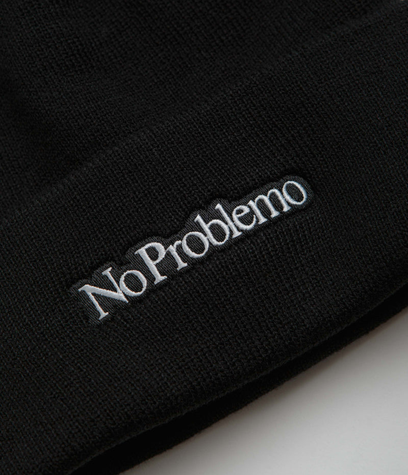 No Problemo Mini Problemo Beanie in Black
