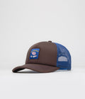 No Problemo No Feelings Trucker Cap in Brown