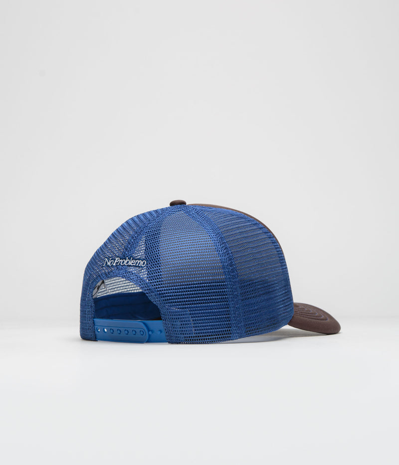 No Problemo No Feelings Trucker Cap in Brown