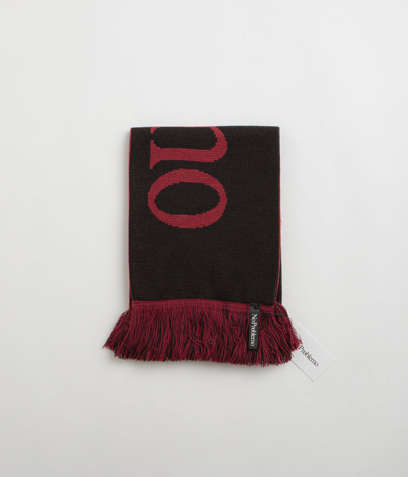 No Problemo Scarf in Burgundy