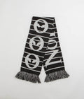 No Problemo Striped Scarf in Black