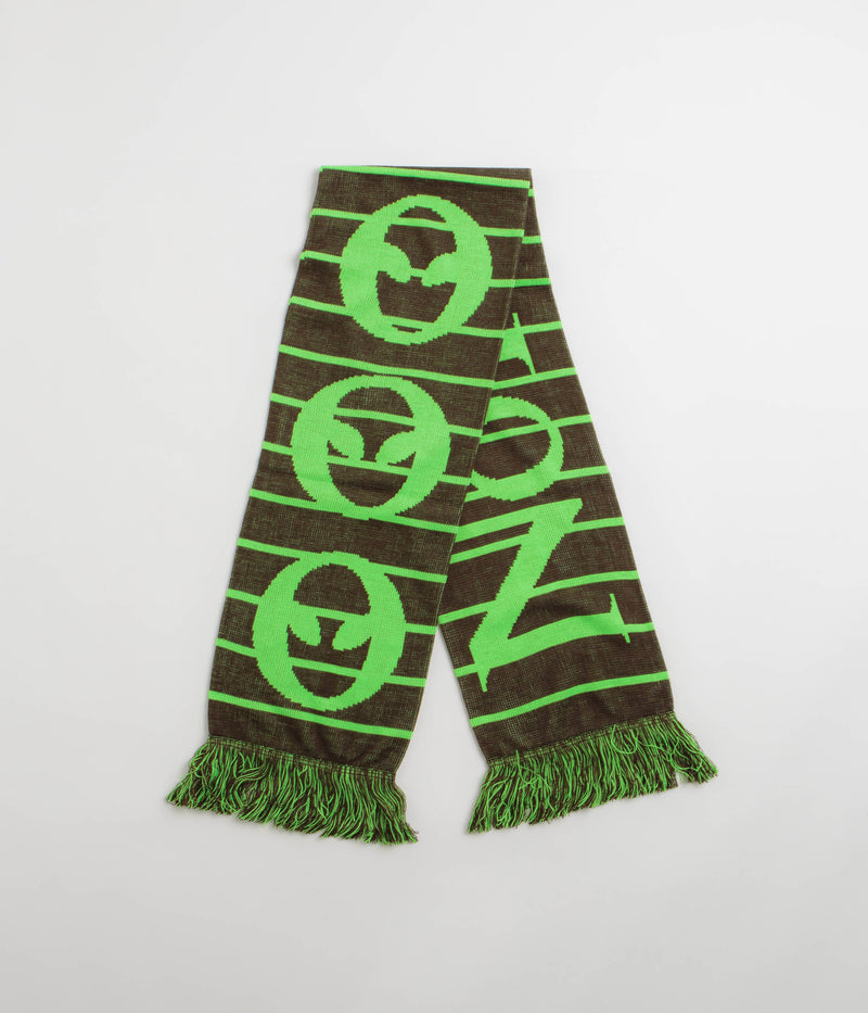 No Problemo Striped Scarf in Olive
