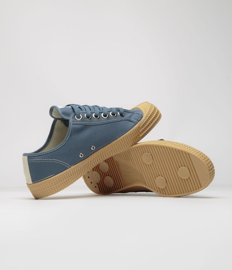 Novesta Star Master Contrast Stitch Shoes in 9F Blue