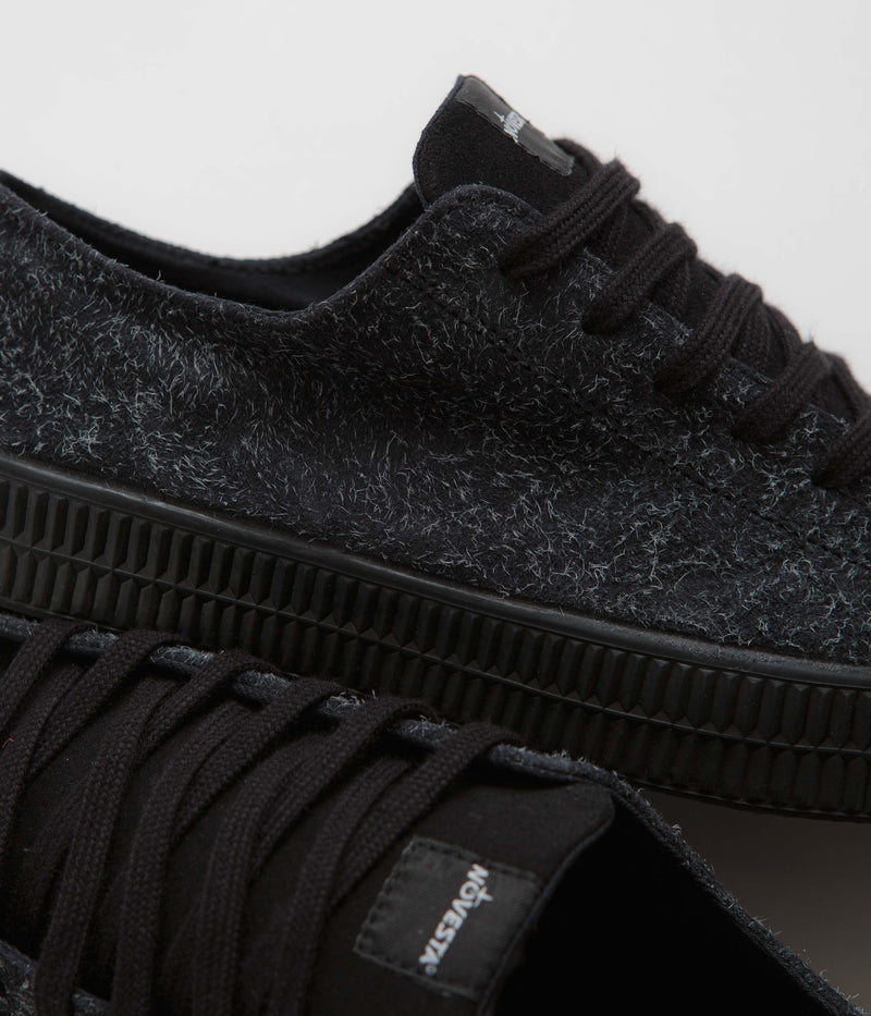 Novesta Star Master Hairy Suede Shoes in Black