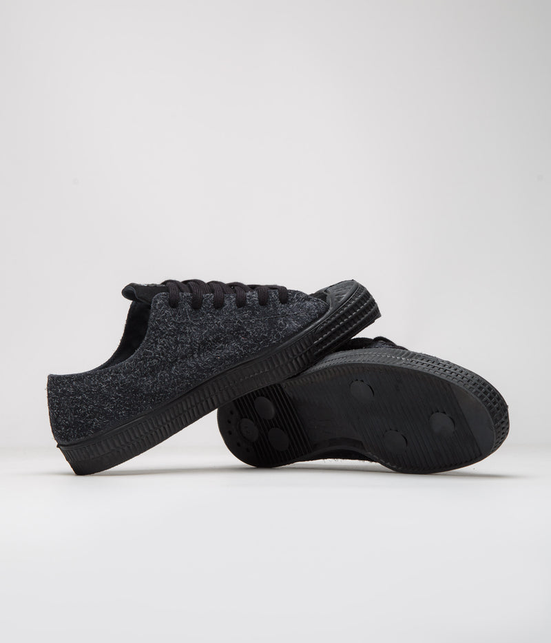 Novesta Star Master Hairy Suede Shoes in Black