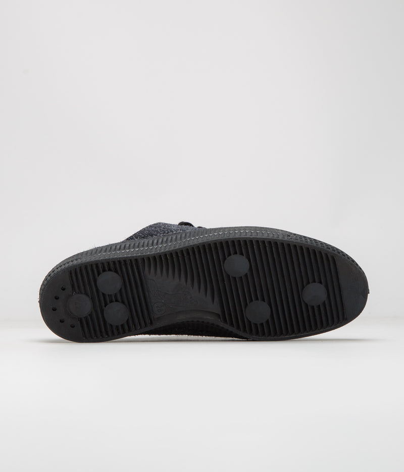 Novesta Star Master Hairy Suede Shoes in Black