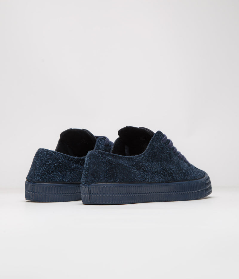 Novesta Star Master Hairy Suede Shoes in Navy