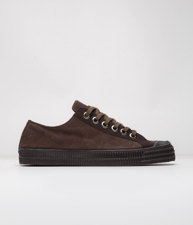 Novesta Star Master Suede Shoes in Double Brown