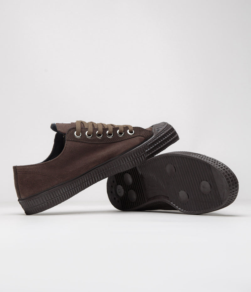 Novesta Star Master Suede Shoes in Double Brown