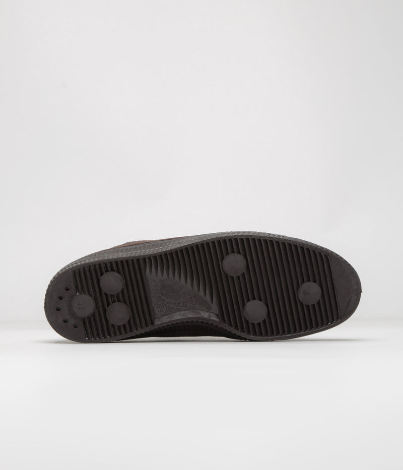 Novesta Star Master Suede Shoes in Double Brown