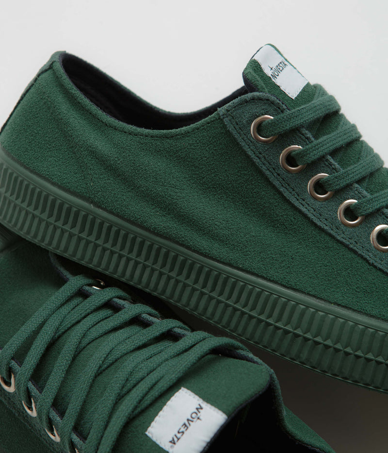 Novesta Star Master Suede Shoes in Double Green