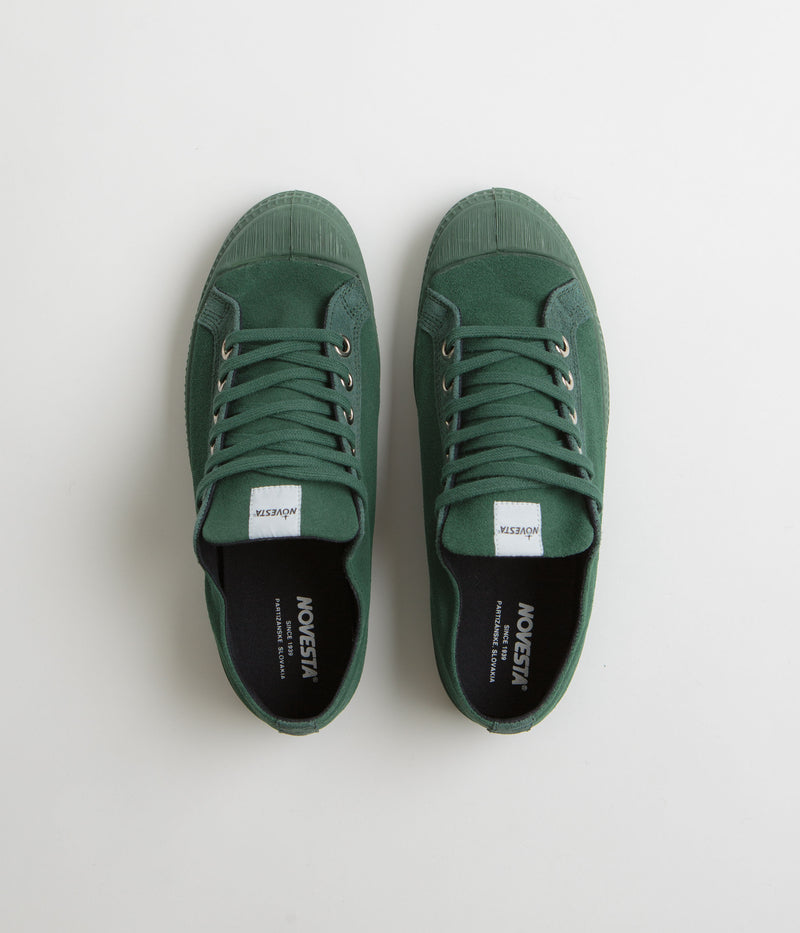 Novesta Star Master Suede Shoes in Double Green