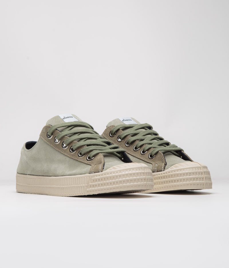 Novesta Star Master Suede Shoes in Olive and Military